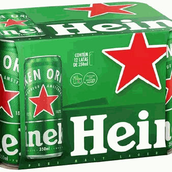 CERVEJA HEINEKEN LT 350ML CX 12UNIDADES